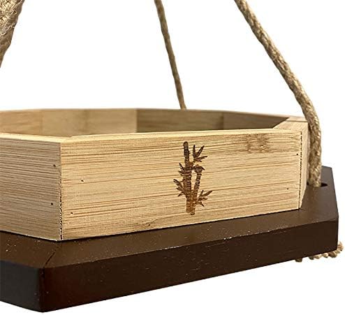Audubon Ultimate Bamboo Octagonal Platform Feeder