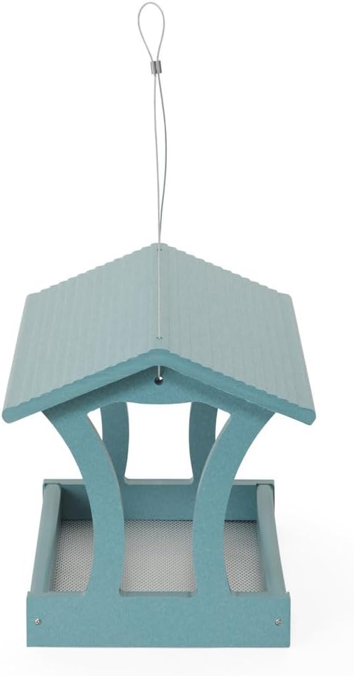 Birds Choice Fly-Thru Bird Feeder Recycled Plastic Hanging Bird Feeder