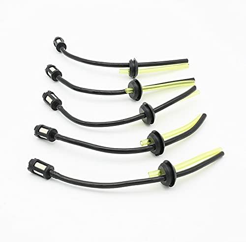 5pcs Fuel Hose Pipe Tube with Tank Filter Compatible with 43cc 52cc 40