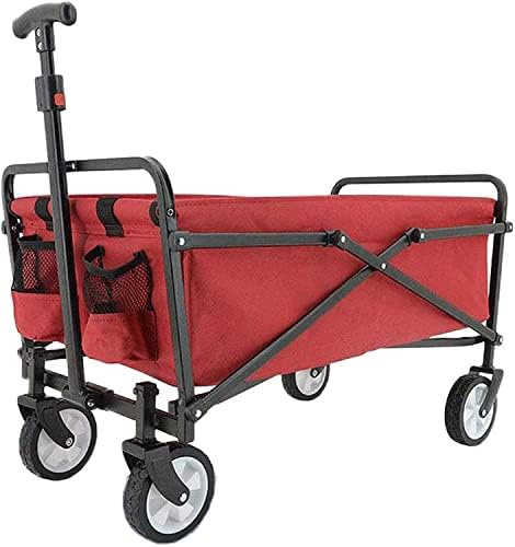 Portable Camping Cart,Heavy Duty Outdoor Beach Coapsible Utility Wagon