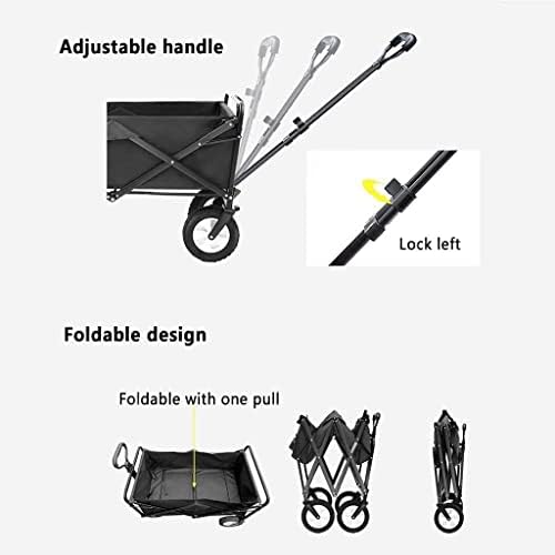 Portable Camping Cart,Outdoor Folding Utility Wagon Portable Camping T