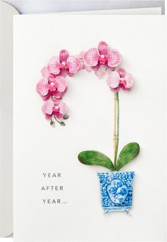 Hallmark Signature Birthday Card for Her (Orchid)