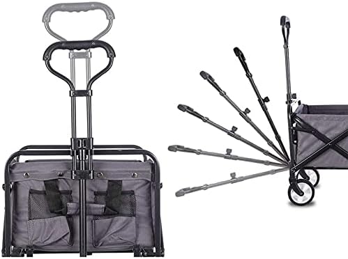 Portable Camping Cart,Camping Wagon, Folding Garden Cart, Shopping Tro