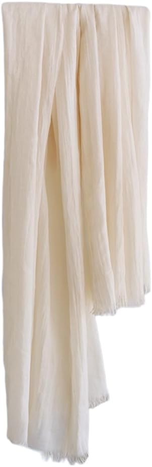 Harewom Lightweight Gauze Linen Feeling Shawl Wraps for Women Beach Su