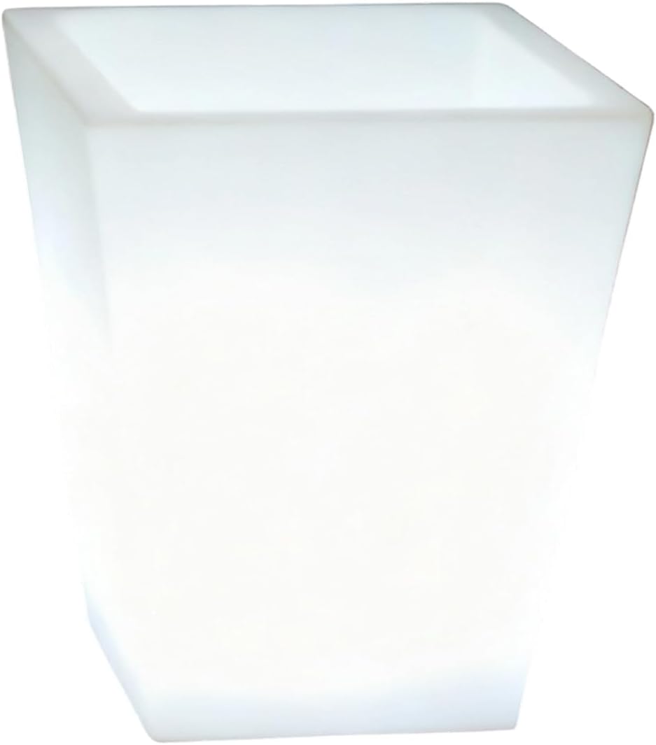 Solars Powered LED Planter Light for Garden Decoration Outdoor Flower Pots Lamp with Sensors(Square)