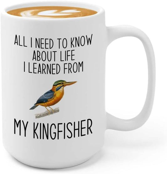 Bird Lover Coffee Mug 15oz White - Lfe my bird - Hummingbird Nest Cage