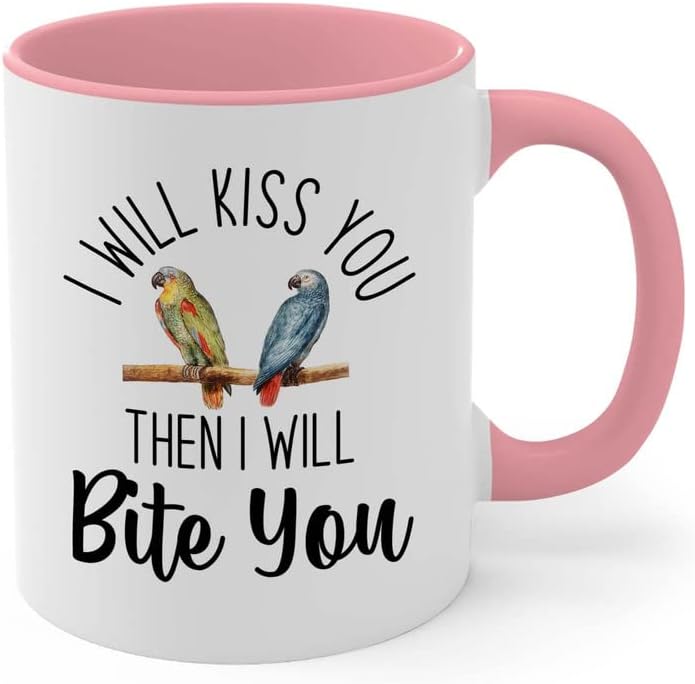 Bird Lover Two Tone Pink Edition 11oz - Kiss Then bite You - Hummingbi