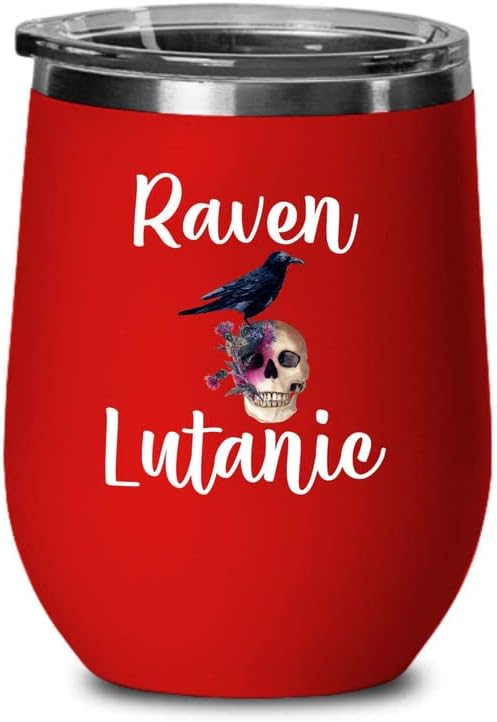 Bird Lover Red Edition Wine Tumbler 12oz - Rven lutanic - Hummingbird 