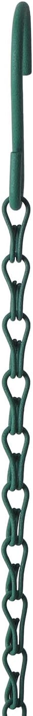 Green Large Capacity Hanging Bird Feeder Iron Umbrella Top Easy to Ins