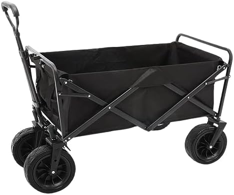 Collapsible Wagon Cart with Wheels Foldable Folding Wagons Carts Silen