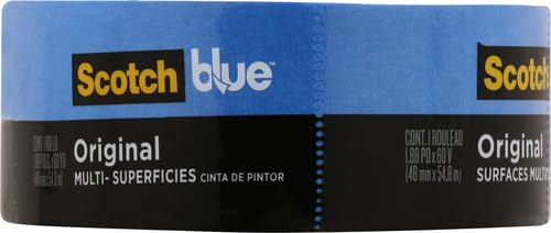 ScotchBlue Original Multi-Surface Painters Tape, 2 Inch Wide (1.88 In.