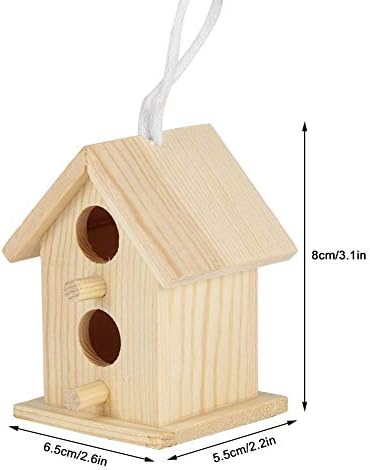 Wooden Bird House 3Pcs Innovative Outdoor Wooden Bird House Nesting Ca