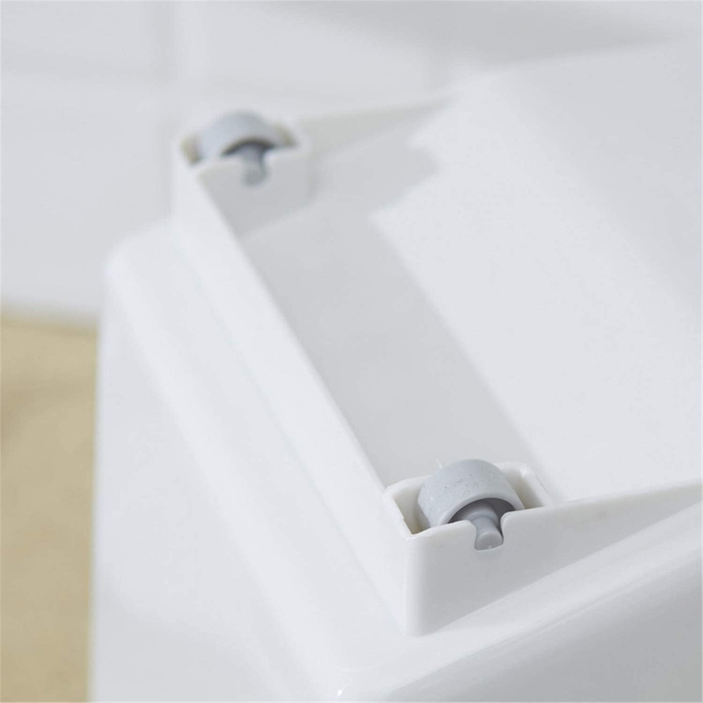 2-Pack 15 Liter Rice Storage Container Bins With PP Locking Lid Large Food Storage Container with Wheels For Rice Grain Pet Food Flour
