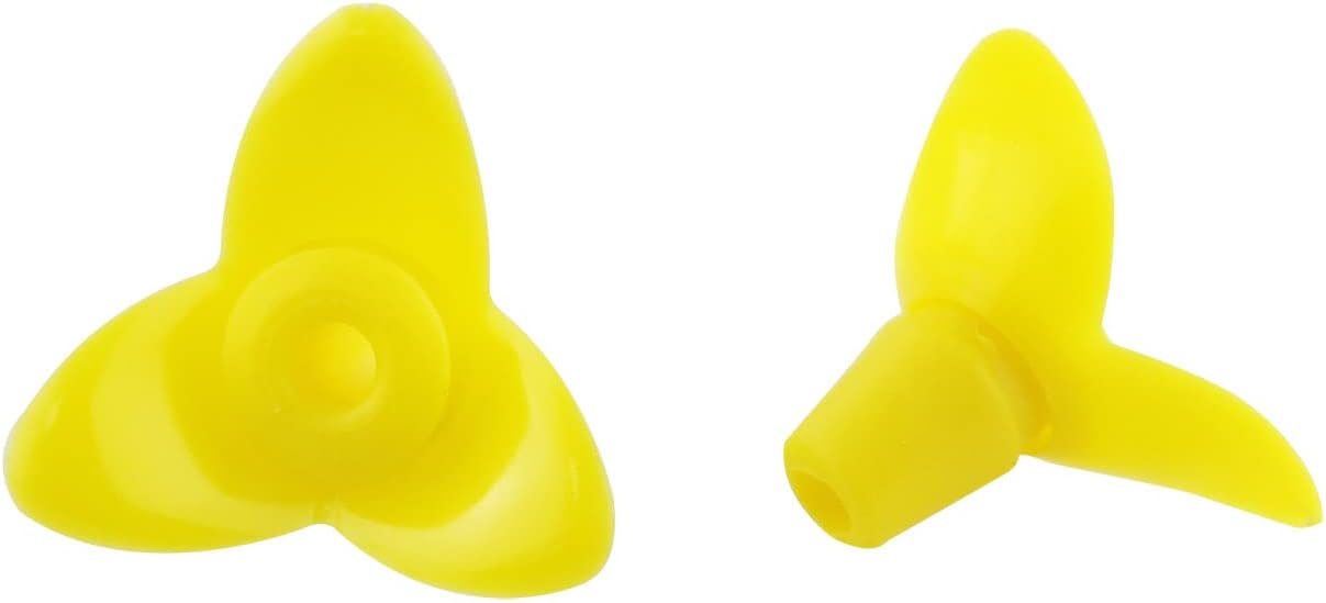 12PCS Three Leaf Hummingbird Bird Feeder Hummingbird Feeders Replacement Flowers, Feeding Ports Replacement Bird Feeder Replacement Parts for Hummingbird Feeder Hanging Feeder, Yellow