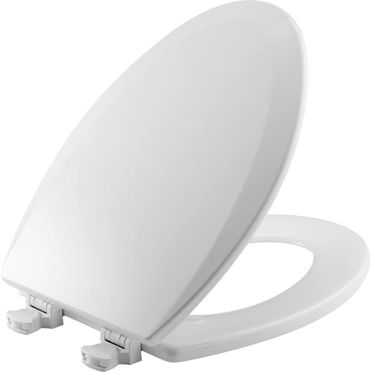 Bemis 1500EC Durable Wood Toilet Seat with Easy Clean Hinges, Made in 