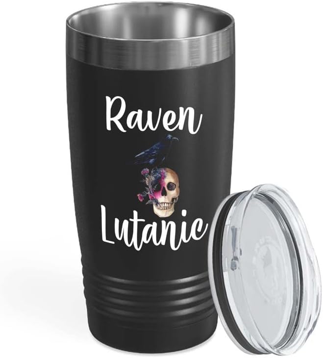 Bird Lover Black Edition Viking Tumbler 20oz - Rven lutanic - Hummingb