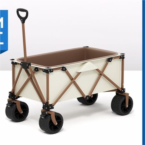 Portable Camping Cart,Portable Folding Beach Trolley Cart for Camping 