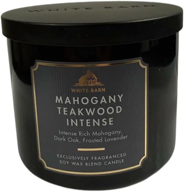 Bath & Body Works Mahogany Teakwood Intense 3-Wick Candle