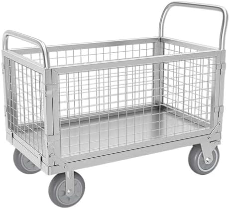 Collapsible Wagon Cart with Wheels Foldable Folding Wagons Carts Silen