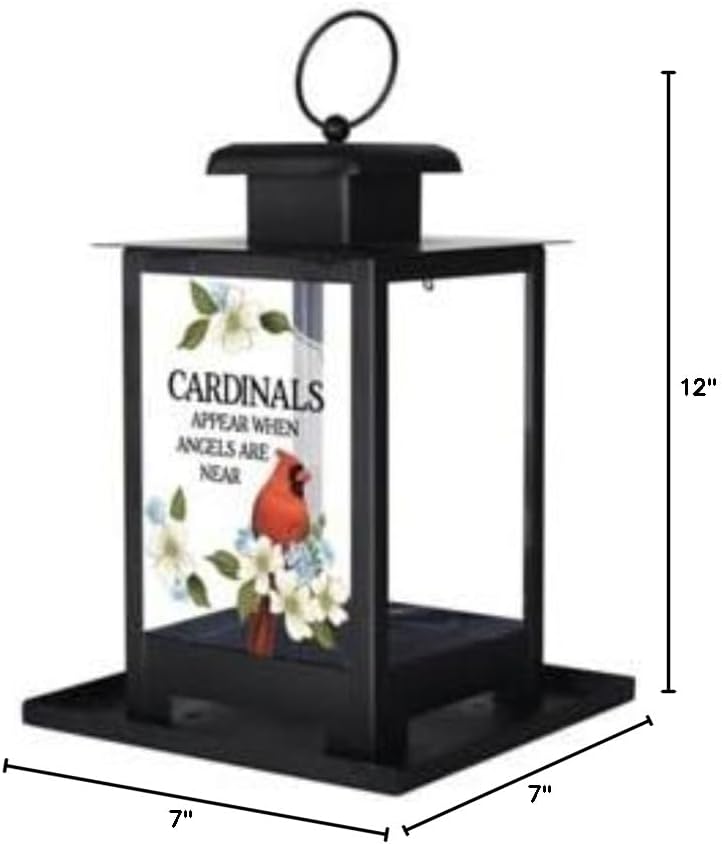 Bird Feeder-Cardinals Appear (12" x 7" x 7")