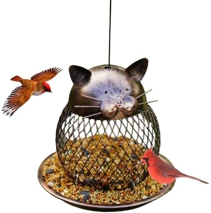 Mentoart Bird-Friendly Outdoor Feeder with Adjustable Hooks - Weatherp
