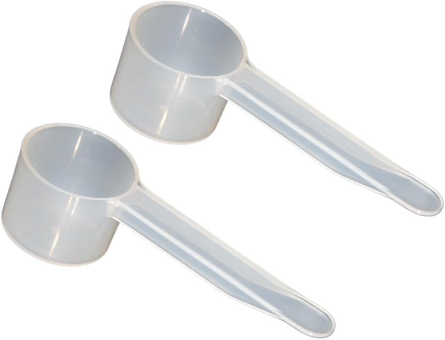 5 Gram Scoop for Creatine, Powders, Cooking, Recipes, Lab, Food Grade, Meets FDA Standards, USA Made - The Nature of Beauty Brand (2-Pack)