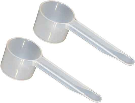 5 Gram Scoop for Creatine, Powders, Cooking, Recipes, Lab, Food Grade, Meets FDA Standards, USA Made - The Nature of Beauty Brand (2-Pack)