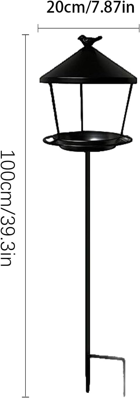 Bird Feeder | Weatherproof Wild Feeding Station | Standing Bird Feeder Tray,for Garden Backyard Patio Courtyard Yard