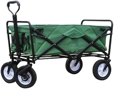 Portable Camping Cart,Outdoor Folding Utility Wagon Cart with Wide All