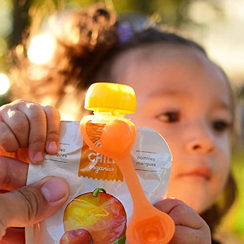 ChooMee SoftSip Food Pouch Top | Baby Led Weaning | No Spill Flow Cont