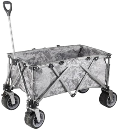 Portable Camping Cart,Outdoor Folding Beach Camping Cart with Camoufla