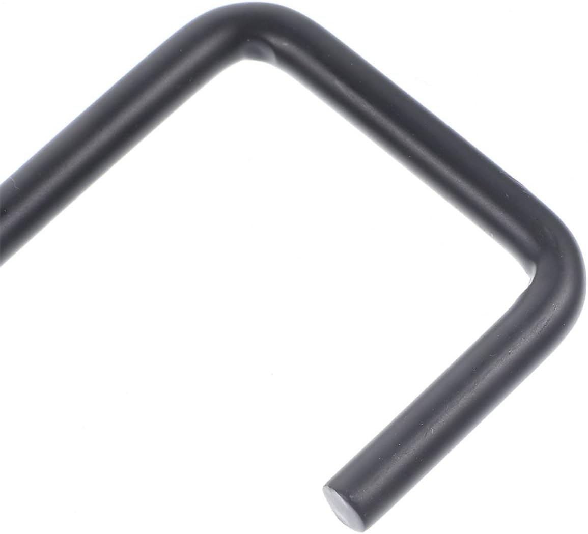 FAVOMOTO 6pcs Nail-Free Heavy Duty Garage Storage Hooks Black Large Wa