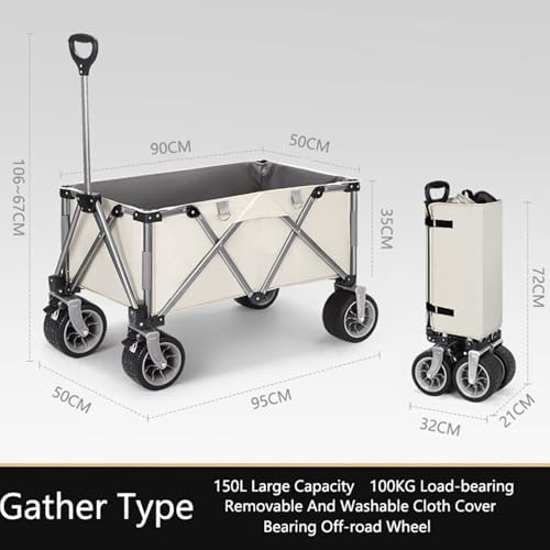 Portable Camping Cart,Outdoor Campitrolley,Portable Foldipicnic Heavy 