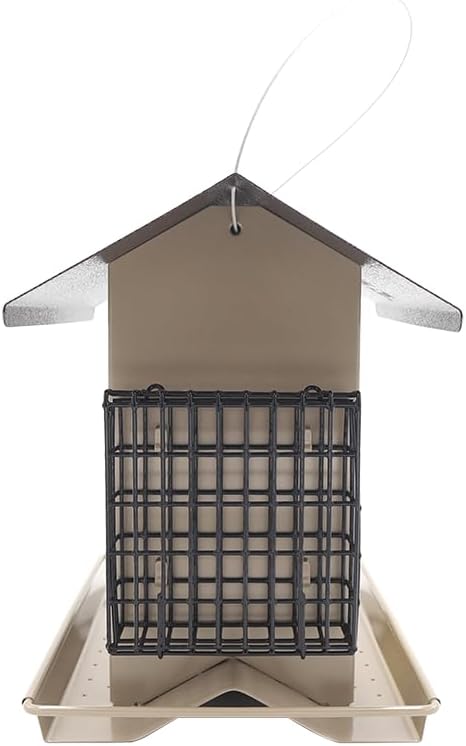 Zenport Z38073 Large Hopper Bird Feeder, 6-Quart Seed Capacity