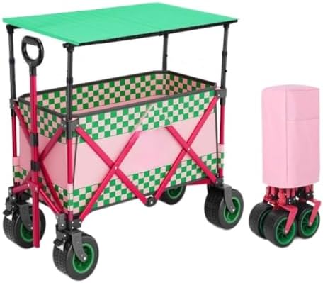Portable Camping Cart,Portable Beach Trolley Cart for Camping Car Outd