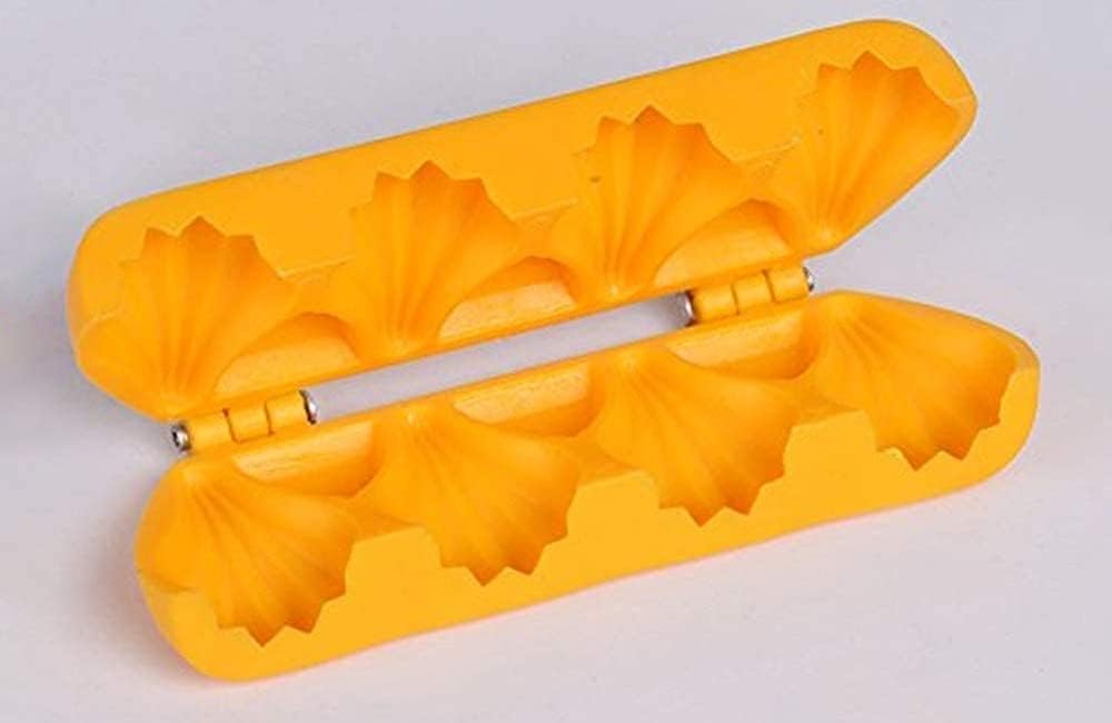 Multi Utility Plastic Modak Mould Set for Ganesh Festival Includes 3 Different Size of Modak and One Modak Patti (3 Modak and Modak Patti)