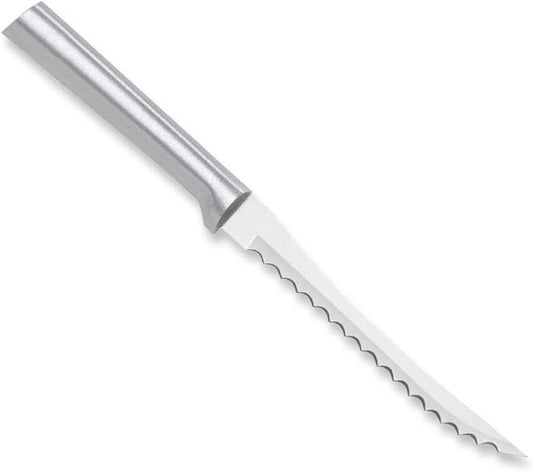 Rada Cutlery Tomato Slicer Knife (R126), 5" Stainless Steel Serrated B