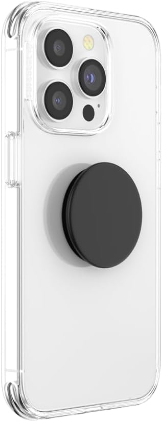 PopSockets Adhesive Phone Grip, Holder, Phone Stand, Black - Black
