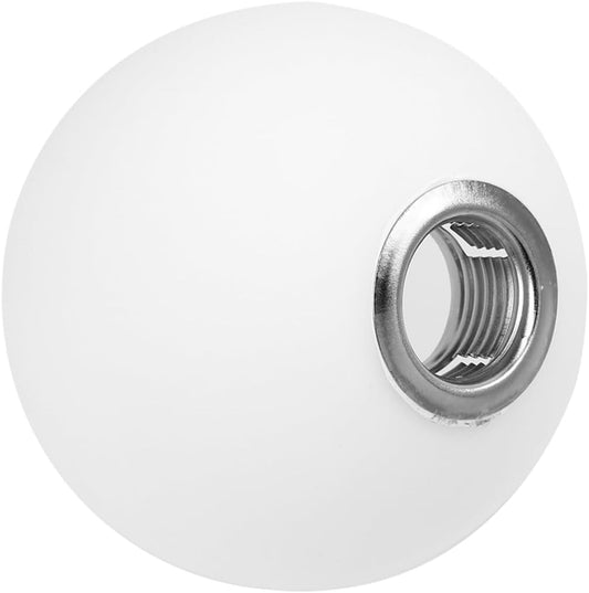TEHAUX Frosted Glass Lampshade Globe Retro Spherical Lamp Shade Replacement for Table Wall Path Lighting Home Office Restaurant Garden 3.14 Inch