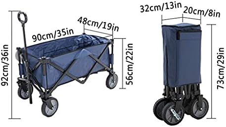 Generic Trolleys, Outdoor Foldiutility Wagon Wagon Cart, Heavy Duty Ou