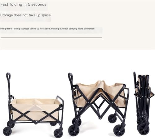 Portable Camping Cart,Portable Beach Trolley Cart for Outdoor Camping 