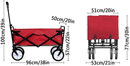 Trolleys, Outdoor Foldiutility Wagon Heavy Duty Garden Cart, Foldiwago