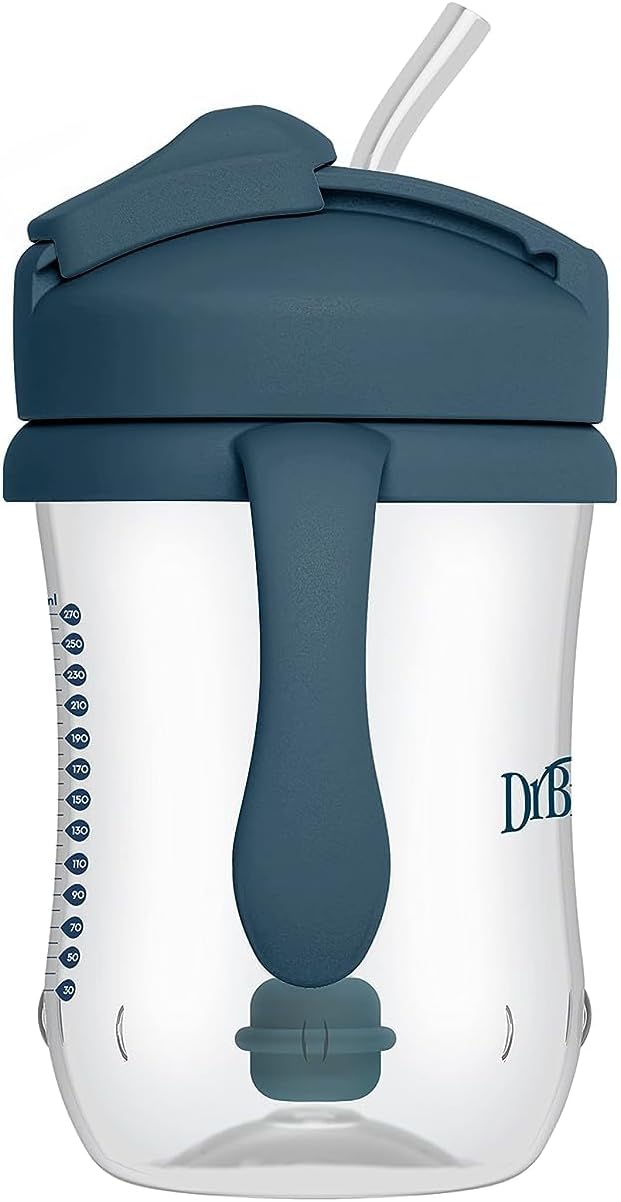 Dr. Brown's Milestones Baby's First Straw Cup, Training Cup with Weigh