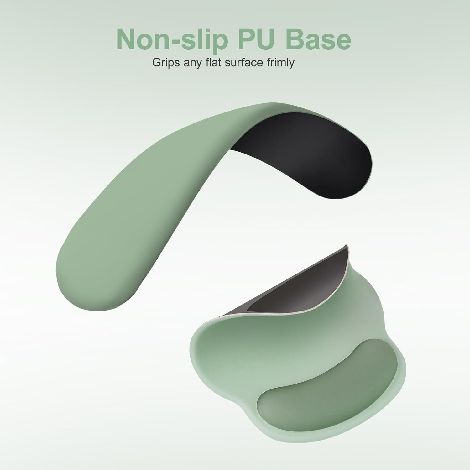 MOSISO Wrist Rest Support for Mouse Pad&Keyboard Set, Circle Curved Er