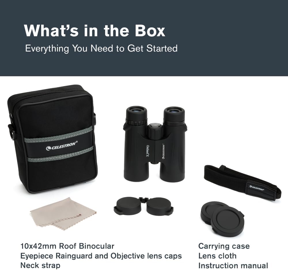 Celestron - Outland X 10x42 Binoculars – Ideal for Birding and Outdoor