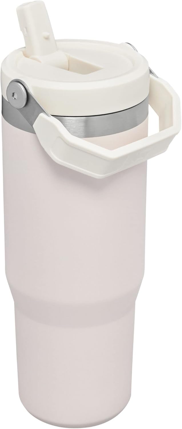 STANLEY IceFlow Flip Straw Tumbler with Handle 30 oz | Twist On Lid an