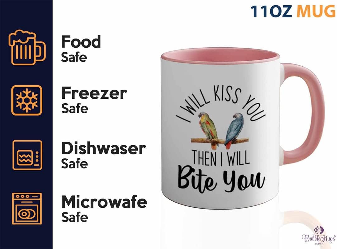 Bird Lover Two Tone Pink Edition 11oz - Kiss Then bite You - Hummingbi