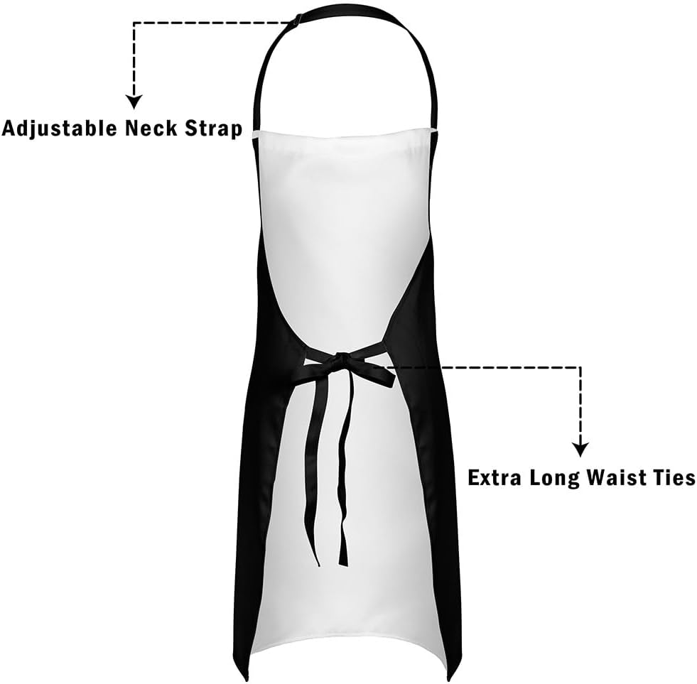 Erosebridal Women Halloween Decor Apron Pumpkin Lantern Waterproof Apr