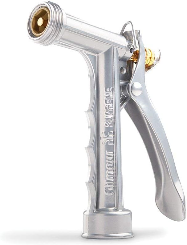 Gilmour Solid Metal Hose Spray Nozzle with Threaded Front - Garden Wat