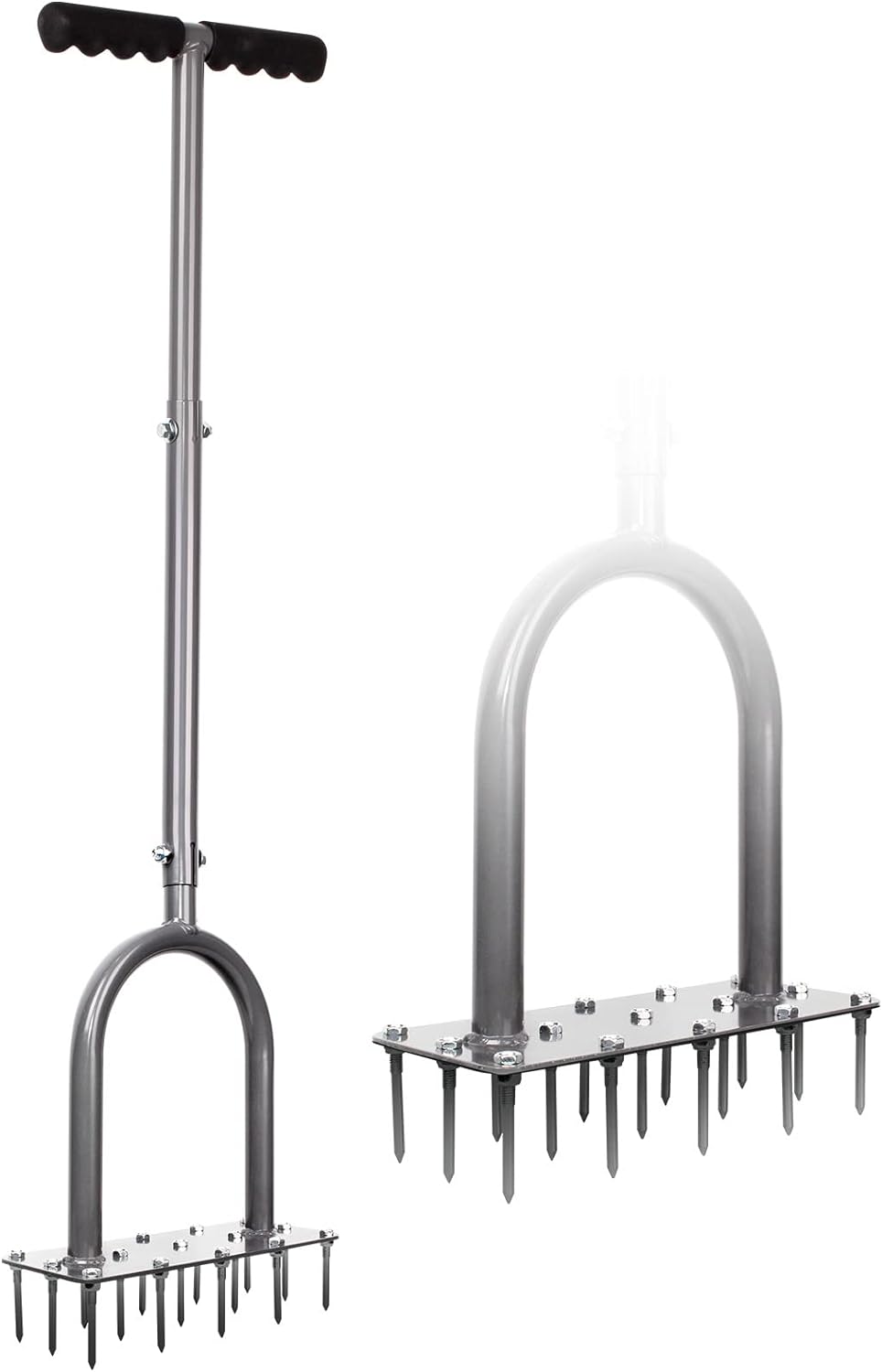 Walensee Lawn Aerator Spike Metal Manual Dethatching Soil Aerating Law